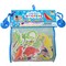 Buddy & Barney: Bath Time Stickers - Dinosaurs - 18 Foam Dino Character Pieces, Suction Cup Mesh Storage Bag, Prehistoric Play, Water Toy, Kids 3+